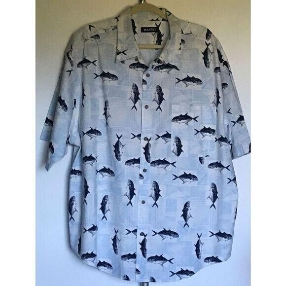 Men's Puritan Short Sleeve Button Front‎ 2XL - Picture 1 of 7